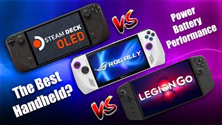 The Best Handheld Is… Steam Deck OLED Vs ROG Ally Vs Legion Go [upl. by Kent]