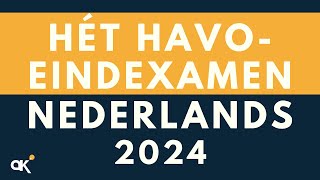 Hét havoeindexamen Nederlands 2024 [upl. by Nnaassilem]