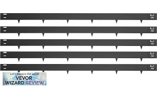 VEVOR Steel Lawn Edging 5PCS Metal Landscape Edging 3quotx39quot Garden Edging Border Review [upl. by Aidas]