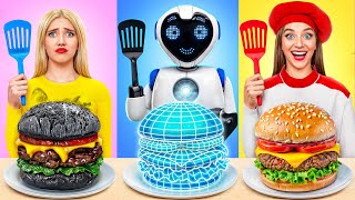 Reto De Cocina Yo vs Abuela Con un Robot  Fantásticos Trucos De Comida de Multi DO Smile [upl. by Daegal284]