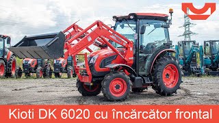 Tractor Nou Kioti DK 6020 cu incarcator frontal [upl. by Anilet]