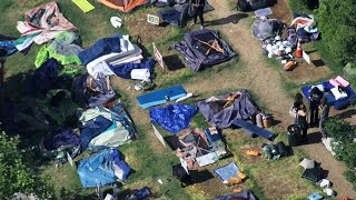 Gaza protesters at UC Berkeley dismantle encampment [upl. by Schlesinger]