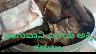 ಸಾಗುವಾನಿ ಎಲೆಯ ಅಕ್ಕಿ ಕಡುಬುFor Diabetic Persons Teak leaf Rice Kadubu Recipe [upl. by Tibbetts]