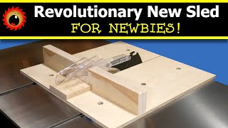 Build this Revolutionary Cross Cut Sled for Newbies [upl. by Aramahs]