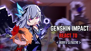 🖤✨ Fatui Harbingers React to 42 SkirkChilde  Gacha Club  Genshin Impact [upl. by Frankhouse]