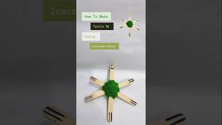 How to Make Turtles Using icecream stick viralshort icecream youtubeshorts shortsfeed [upl. by Kalli]