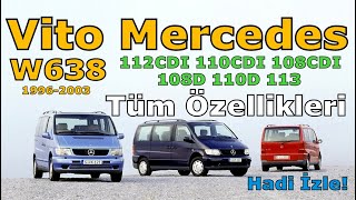 W638 MERCEDESBENZ VİTO  TÜM ÖZELLİKLERİ [upl. by Eerol]