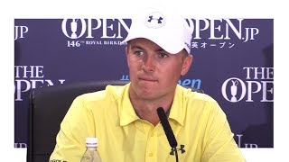 Jordan Spieth Press Conference  The Open 2017 [upl. by Grimona262]