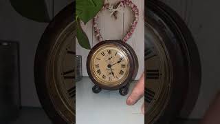 Bedside Clock of sentimental value converted to SILENT Seiko Quartz movement  all original features [upl. by Gothart]