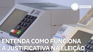 Entenda como funciona a justificativa na eleição [upl. by Kurt]