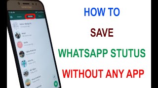 How to save whatsapp status video or photos [upl. by Carce459]