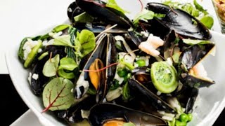 🍜🍜😋😋Recette Sample amp Rapide Moules Mariniers  Recipe Mussels Marinières  وصفة بلح البحر 😋😋🍜🍜 [upl. by Cindee]