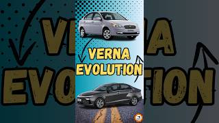 Hyundai Verna evolution 🧬 shortsfeed shortsviral [upl. by Shishko]