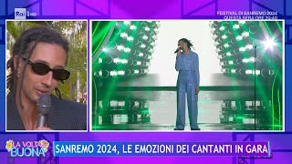 Sanremo 2024 le emozioni di Ghali in gara  La Volta Buona 08022024 [upl. by Giglio178]