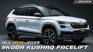 2025 SKODA KUSHAQ FACELIFT Unveiling the Stunning New Look [upl. by Darwen]