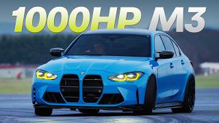 1000hp BMW G80 M3 Reviewed On The Top Gear Test Track  4K [upl. by Retsevlis429]