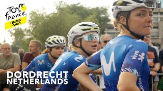 Tour de France Femmes 2024 Day 2  Dordrecht PreRace Highlights [upl. by Ettenom]