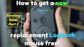 How to Get A Free G703 Replacement From Logitech [upl. by Odette]