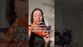 Probando los Pepinillos GIGANTES VIRALES probandocomida probando pickle [upl. by Arymat333]