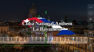 Cuba National Anthem  La Bayamesa  Piano [upl. by Galasyn]