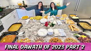 Final Dawath of 2023 Part 2 Dishing Out Serving and Touching Up Before Guest Arrive VLOG [upl. by Christoph]