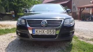 Passat B6 Highline 20 TFSI 173 Kw  235 PS Chip tuning  Interior External Start up Headlight [upl. by Nonnahc603]