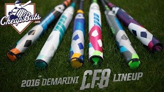 CheapBatscom 2016 DeMarini CF8 Fastpitch Softball Bats [upl. by Lauber]