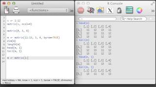 R 16  Building and Subsetting Matrices [upl. by Madeline163]