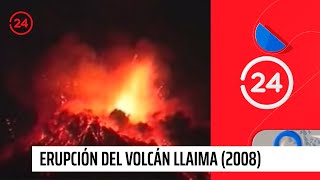 Erupción del Volcán Llaima  24 Horas TVN Chile [upl. by Rovert]