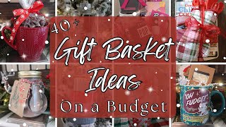 Gift Basket Ideas on a Budget ‖ 40 Gift Basket Ideas ‖ Under 30 ‖ Dollar Tree Five Below Ross [upl. by Galvin]