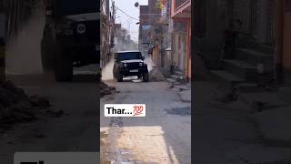 Mahindra Thar brake power 4x4 test drivingfails shorts [upl. by Ardnuhsor]