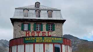 Hotel Belvedere  Furka Pass  Switzerland 🇨🇭4K [upl. by Lottie]