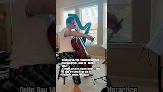 Practising Piatti Etude 29  Romberg cello music learner [upl. by Gipson493]