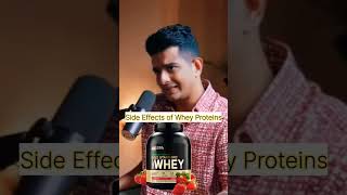 Side Effects of Whey Proteins  wheyprotein healthupdate healthylifestyle theranveershow shorts [upl. by Adym208]