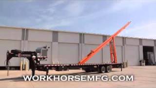 Workhorse Pipe Wrangler Pipe Handler Pipe Laydown Trailer [upl. by Ezequiel]