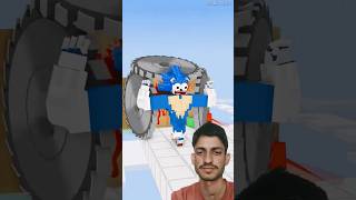 HELP SONIC EAT CHALLENGE ESCAPE FROM SAW with Sonic Reaction video😲😳reaction shors [upl. by Yboc383]