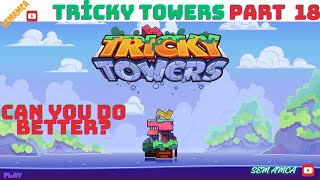 Tricky Towers split screen 4 player part 18 trickytowers [upl. by Largent]