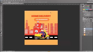 Delivery GIF Animation in Photoshop [upl. by Biamonte130]