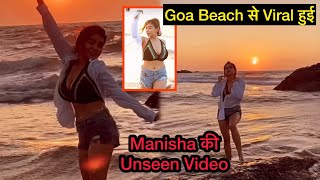 Beach किनारे Manisha ने कराया BOLD Photoshoot Video ने लगाई Internet पर आग Manisha Rani Photoshoot [upl. by Esimorp491]