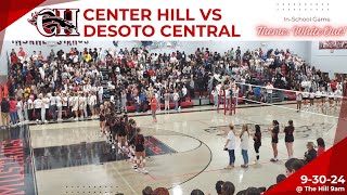 Varsity Center Hill vs Desoto Central W InSchool Game 93024 [upl. by Eledoya]