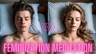 Guided Meditation for MaletoFemale Transition with 8 Hours Relaxing Sounds for Your Beauty Sleep [upl. by Latnahc]