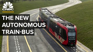 How An Autonomous TrainBus Hybrid Could Transform City Transit [upl. by Ailecara]