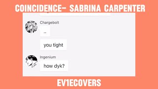 CoincidenceSabrina Carpenterbkdk messytimeskip mhaev1ecovers [upl. by Croix]