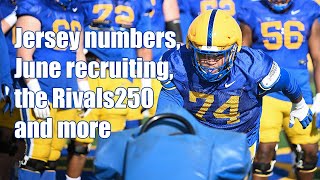 Jersey numbers June recruiting the Rivals250 and more  The Morning Pitt 5302024 [upl. by Enamrahs]