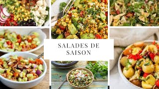 5 salades repas de saison faciles et originales [upl. by Lennahc]