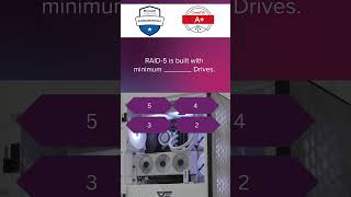 Solve this RAID 5 minimum drives requirement  RAID 5 [upl. by Electra]