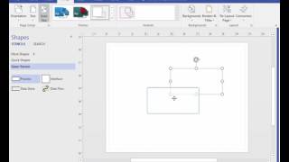 Tutorial Create Context Diagram in Visio 2016 [upl. by Wernick]