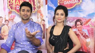 Exclusive Interview of Web Show Shubh Mangal Mein Dangal Cast Adaa Khan and Nishant Malkani [upl. by Ecnaret]