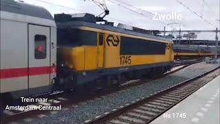 doorkomst ns 1700 met intercity berlin in zwolle [upl. by Elpmid277]