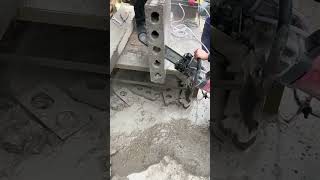 Hengchang Tool Electric Saw Parts 38 quotPitch Diamond Chain Saw Cutting Video diamondtools [upl. by Adnilym]